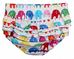 Baby-Kleidchen mit Höschen und Partykleid Elefanten