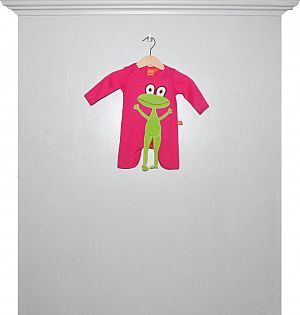 Jumpsuits langarm pink mit Frosch