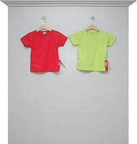 T-Shirts red und lime