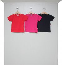 T-Shirts red, fuchsia und navy